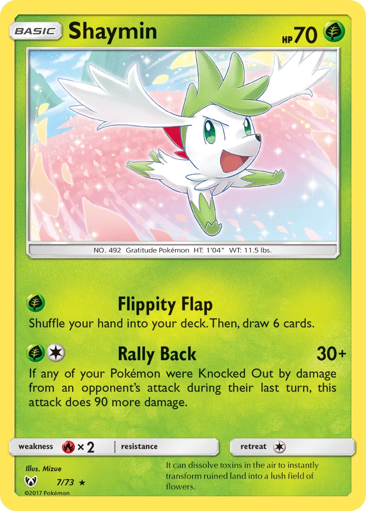 7-RH Shaymin – Shining Legends