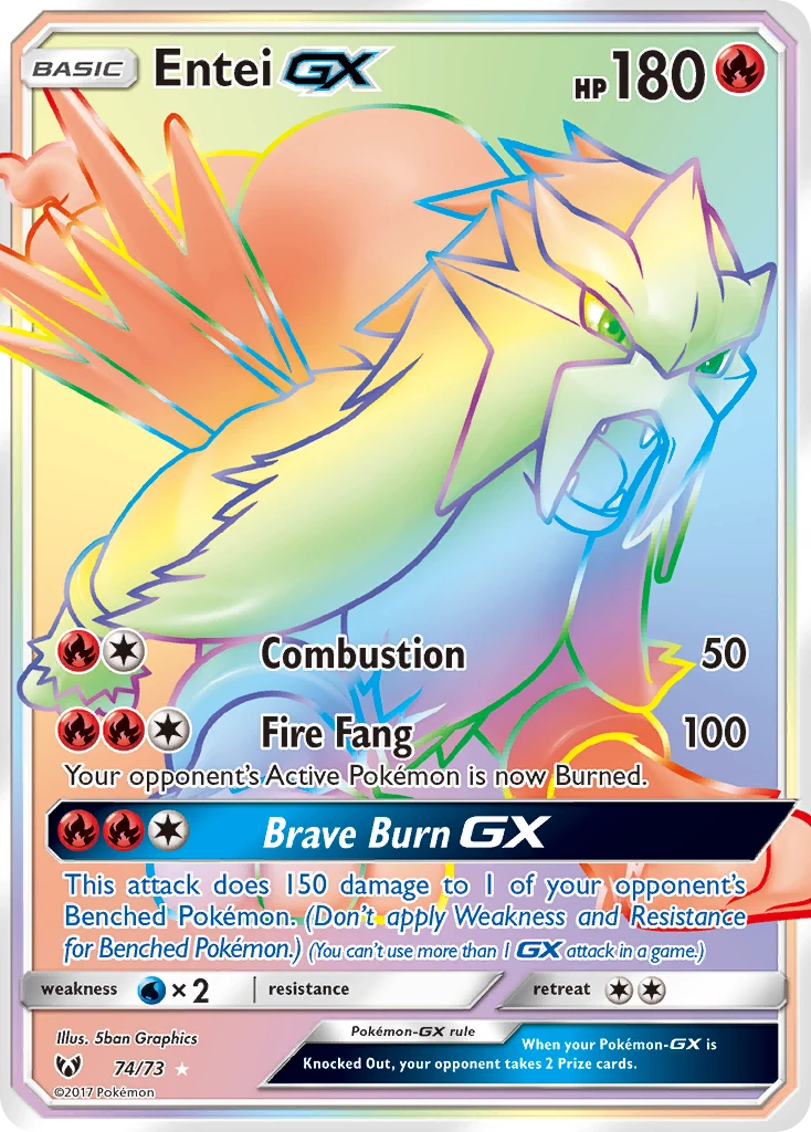 74 Entei GX – Shining Legends