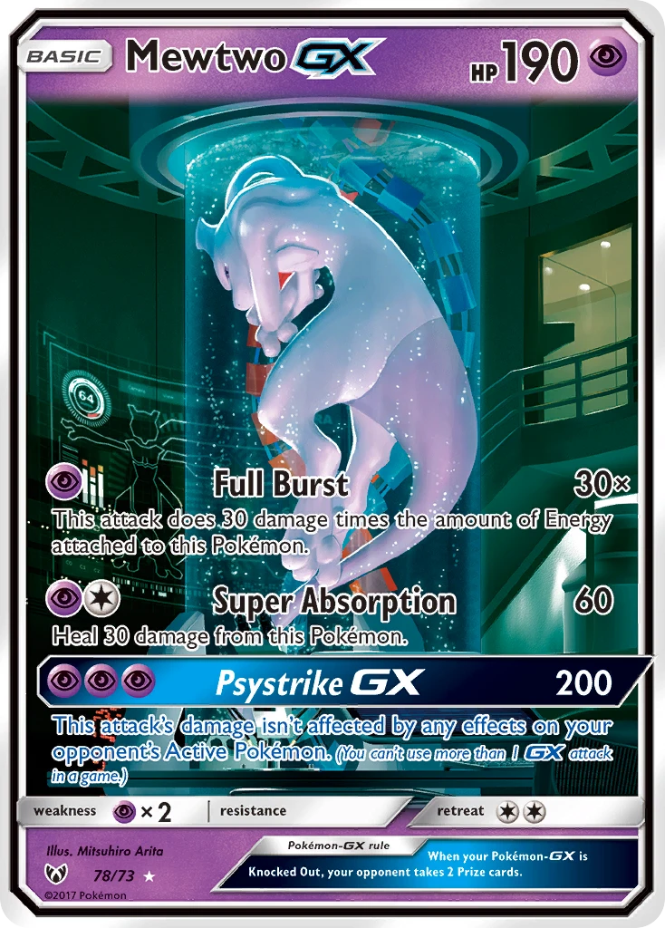 78 Mewtwo GX – Shining Legends