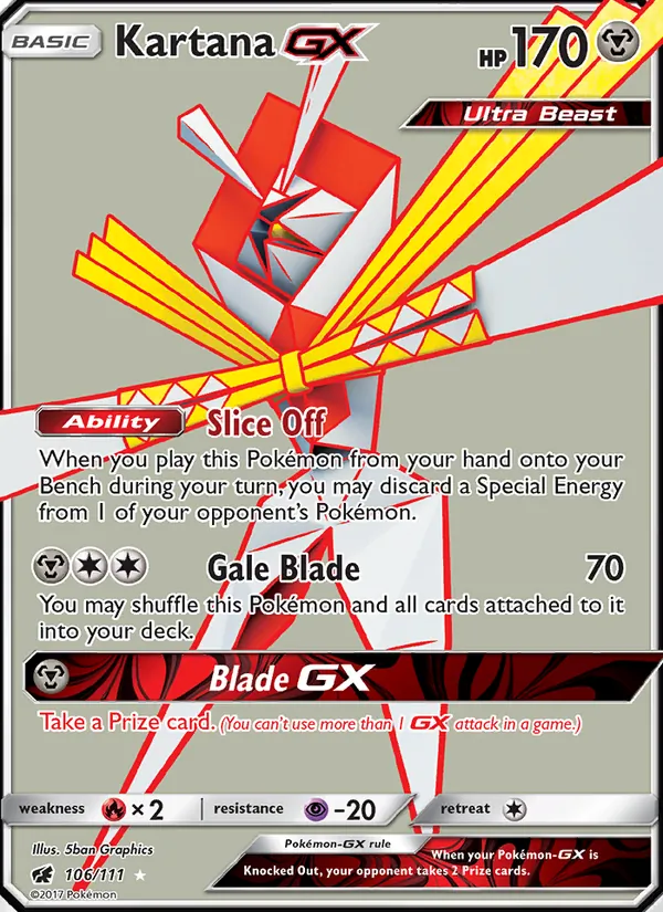 106 Kartana GX – Crimson Invasion