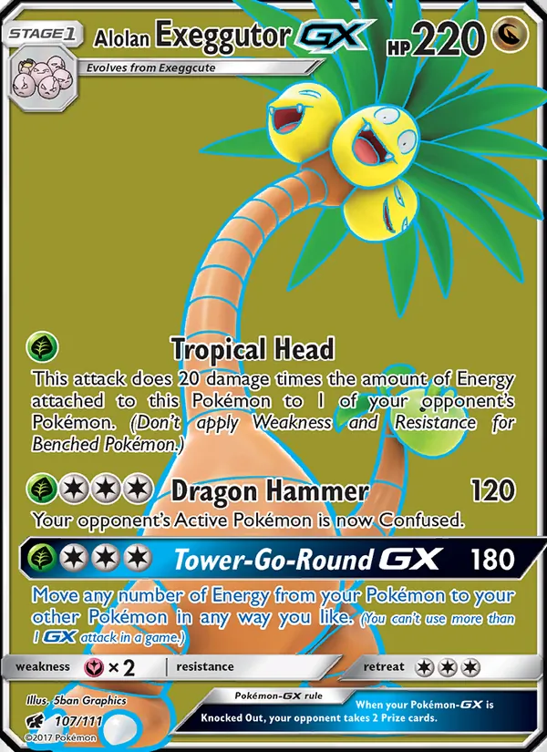 107 Alolan Exeggutor GX – Crimson Invasion