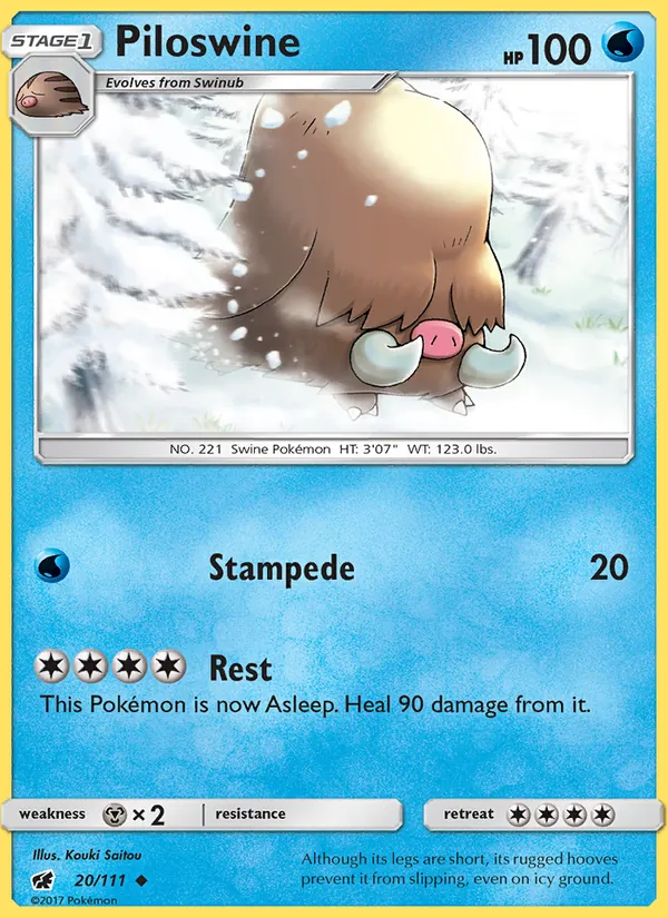20 Piloswine – Crimson Invasion