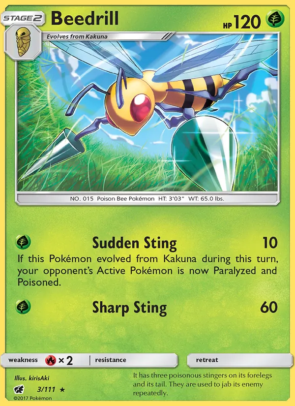 3 Beedrill – Crimson Invasion