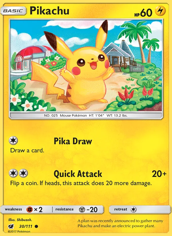 30 Pikachu – Crimson Invasion
