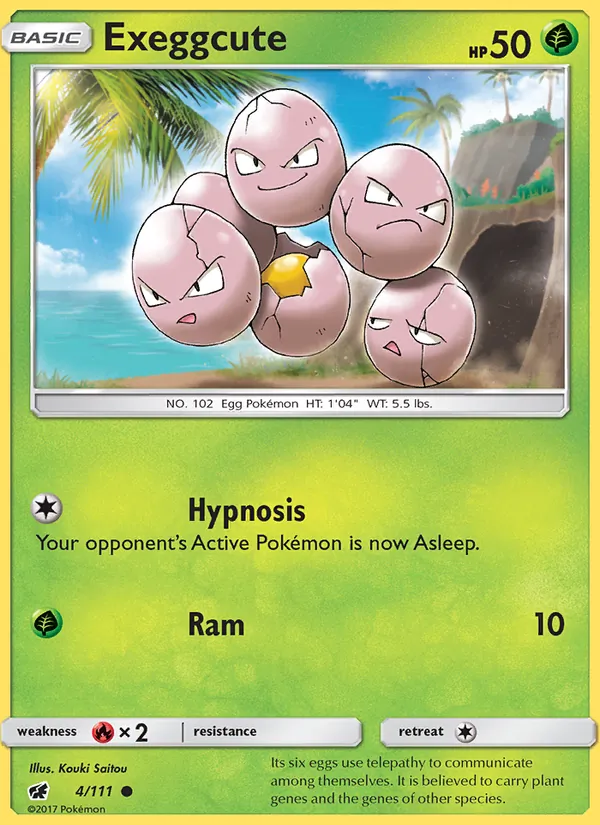 4 Exeggcute – Crimson Invasion