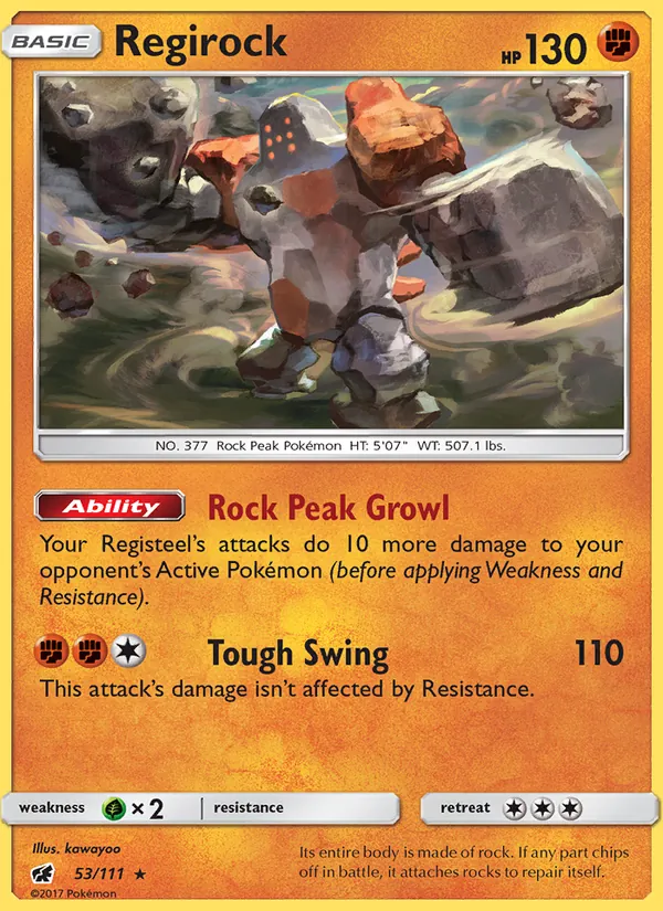 53 Regirock – Crimson Invasion