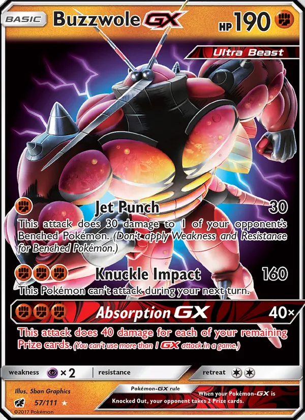 57 Buzzwole GX – Crimson Invasion