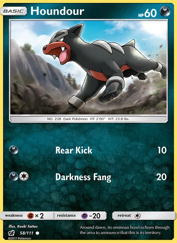58 Houndour – Crimson Invasion