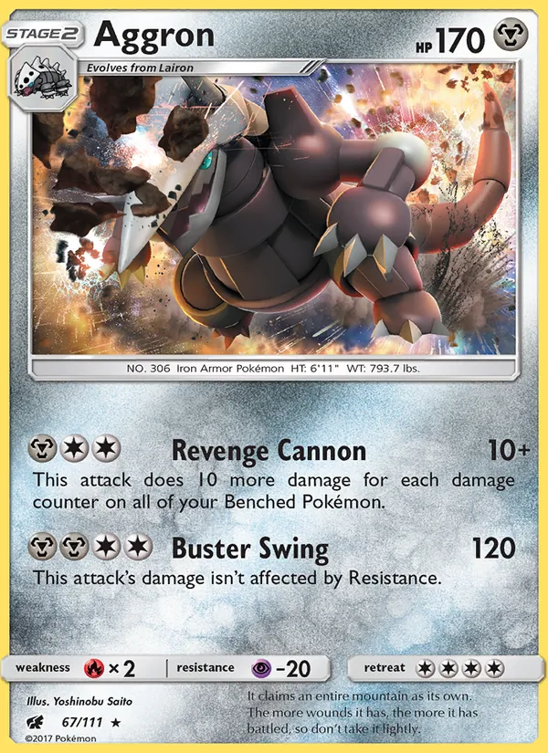 67 Aggron – Crimson Invasion