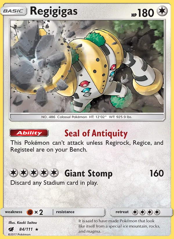 84 Regigigas – Crimson Invasion