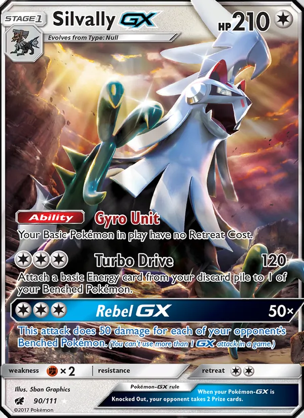90 Silvally GX – Crimson Invasion