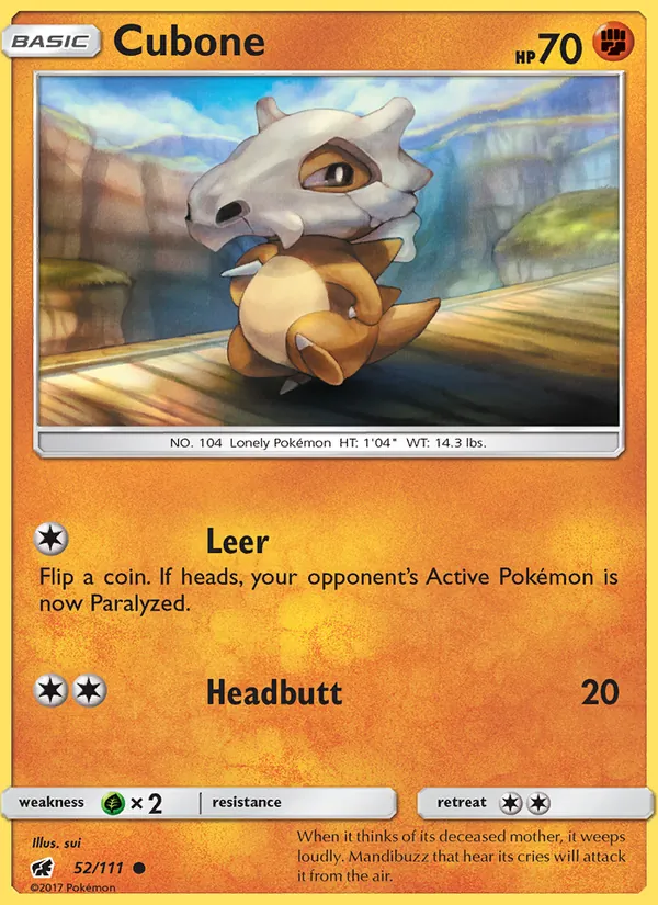 52-RH Cubone – Crimson Invasion