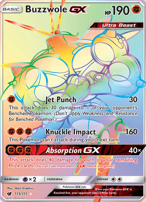 115 Buzzwole GX – Crimson Invasion