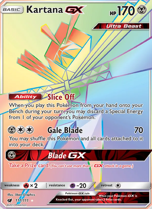 117 Kartana GX – Crimson Invasion