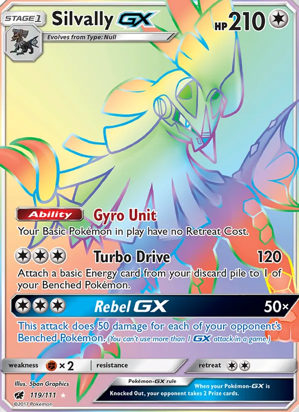 119 Silvally GX – Crimson Invasion