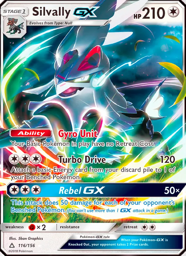 116 Silvally GX – Ultra Prism
