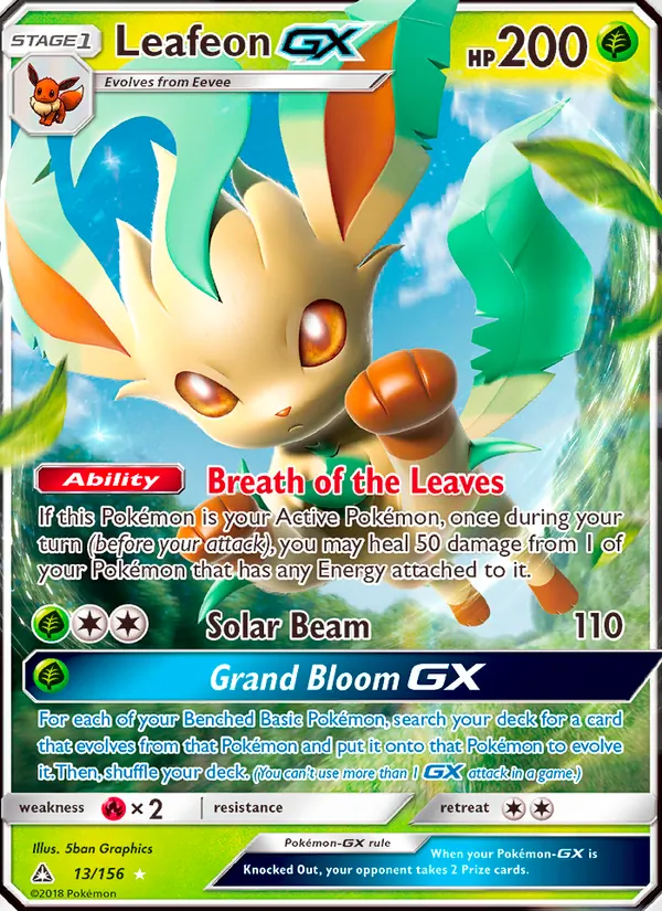 13 Leafeon GX – Ultra Prism