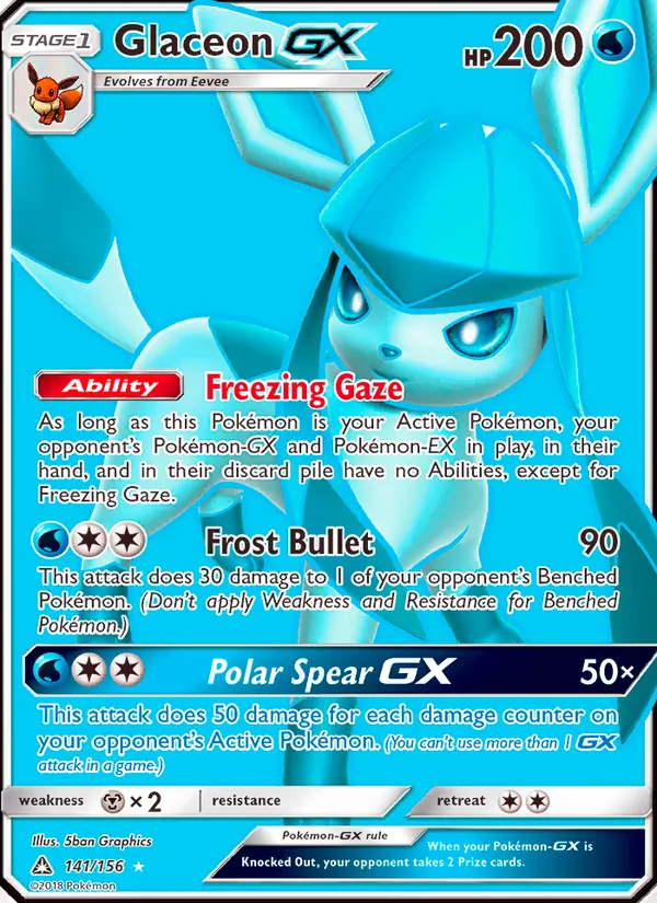 141 Glaceon GX – Ultra Prism