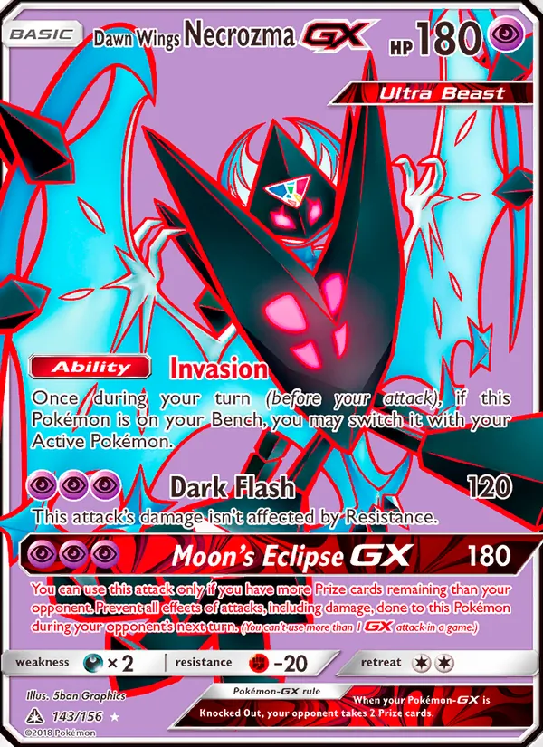 143 Dawn Wings Necrozma GX – Ultra Prism
