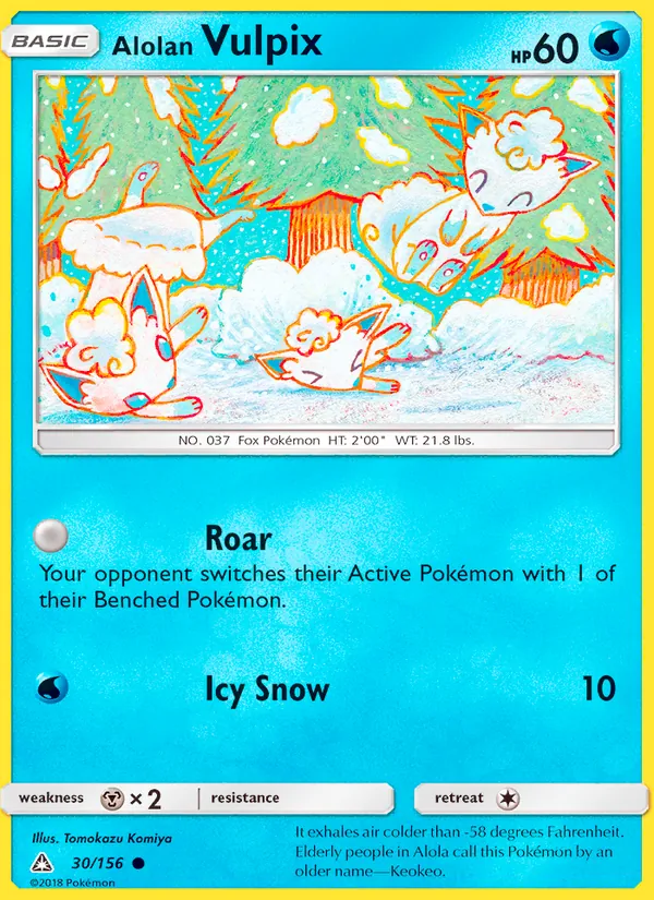 30 Alolan Vulpix – Ultra Prism