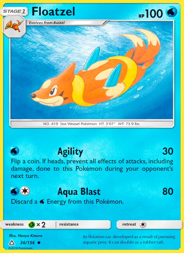 36 Floatzel – Ultra Prism