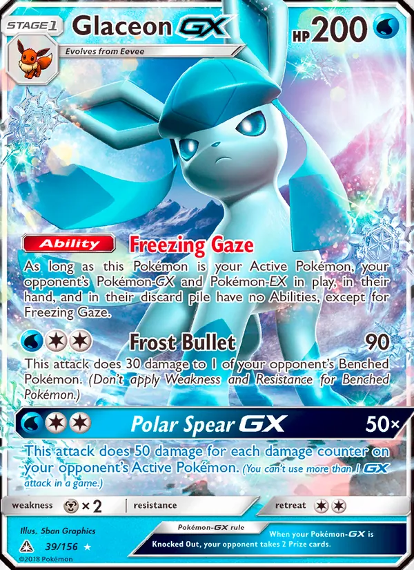 39 Glaceon GX – Ultra Prism