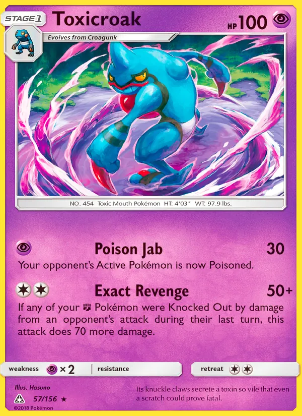 57 Toxicroak – Ultra Prism