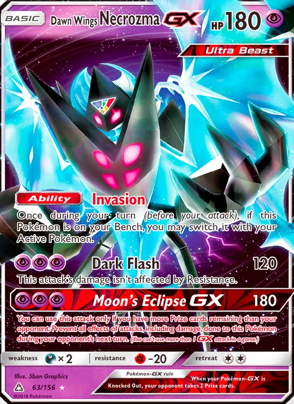 63 Dawn Wings Necrozma GX – Ultra Prism
