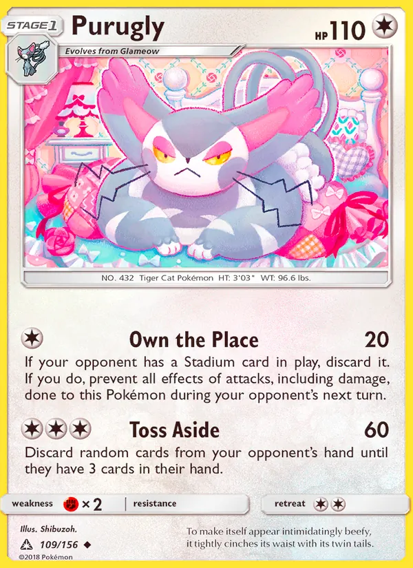 109-RH Purugly – Ultra Prism
