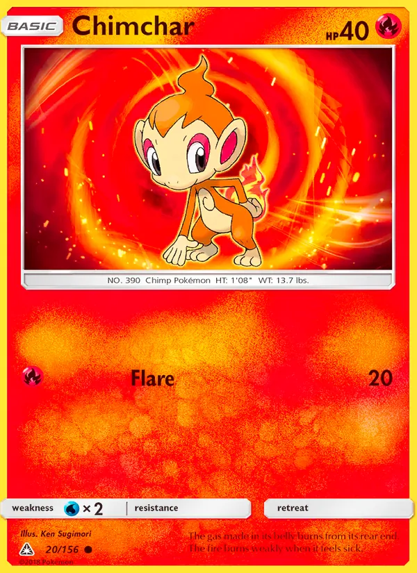 20-RH Chimchar – Ultra Prism