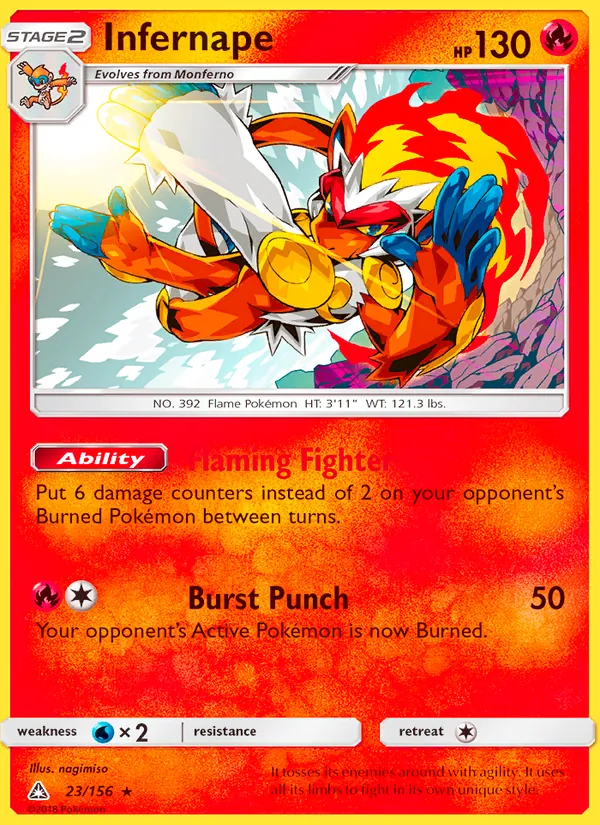 23-RH Infernape – Ultra Prism