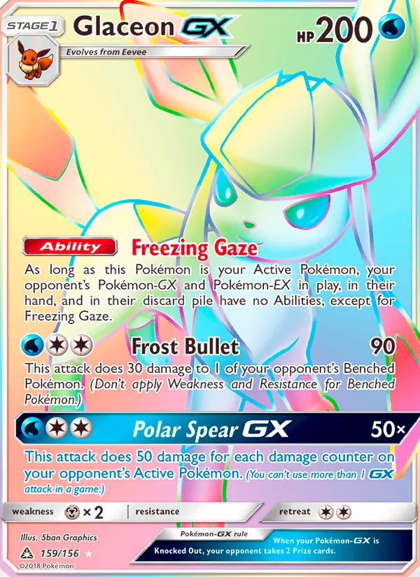 159 Glaceon GX – Ultra Prism