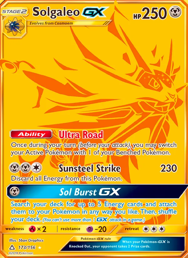 173 Solgaleo GX – Ultra Prism