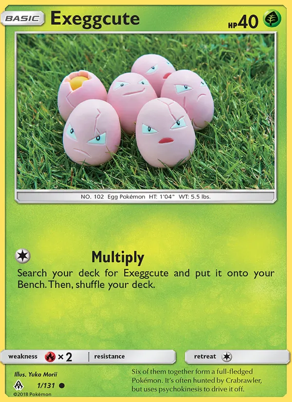 1 Exeggcute – Forbidden Light