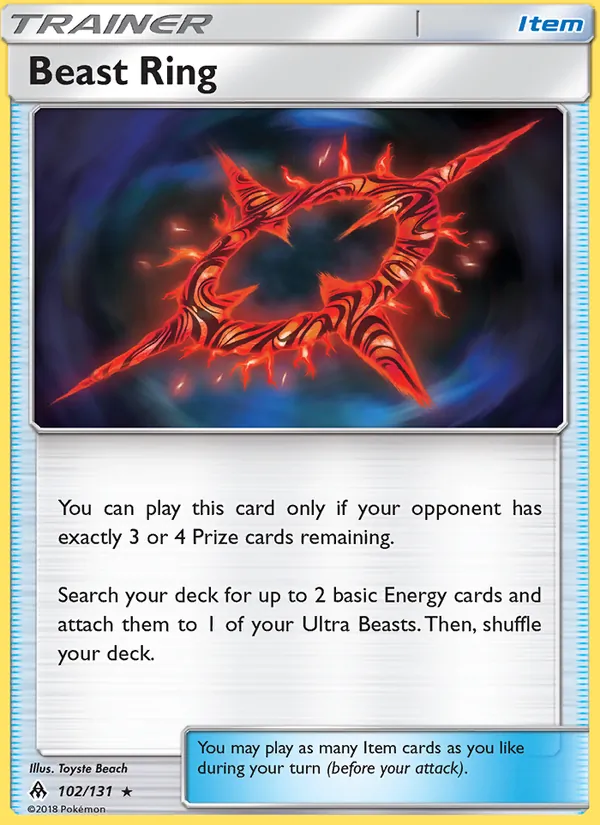 102 Beast Ring – Forbidden Light