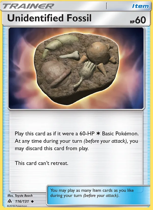 116 Unidentified Fossil – Forbidden Light