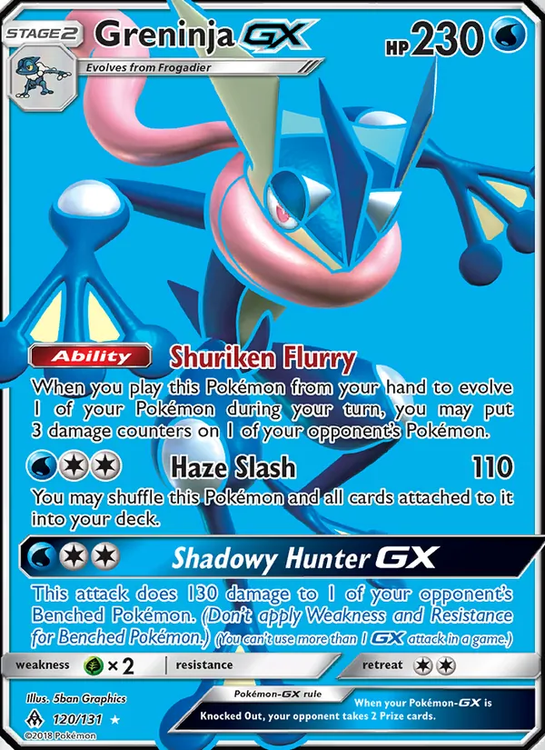 120 Greninja GX – Forbidden Light