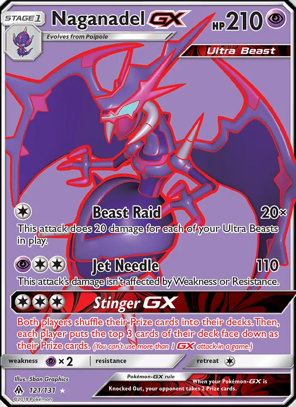 121 Naganadel GX – Forbidden Light