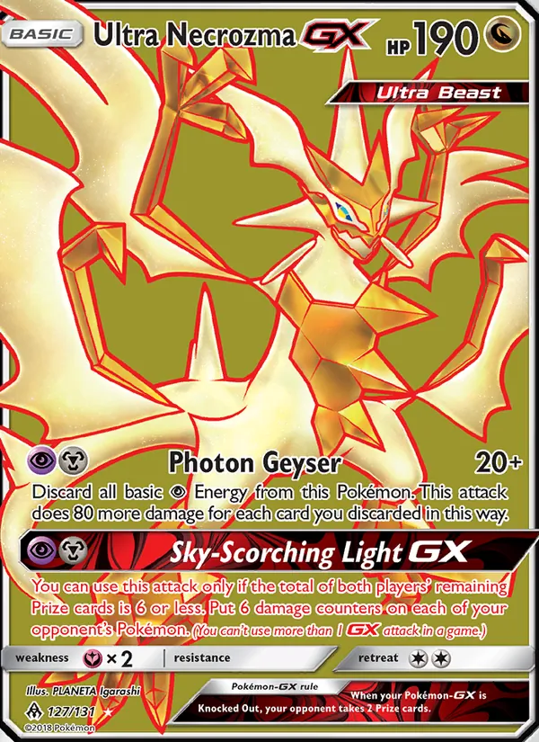 127 Ultra Necrozma GX – Forbidden Light