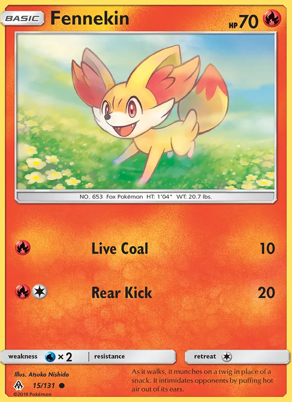 15 Fennekin – Forbidden Light
