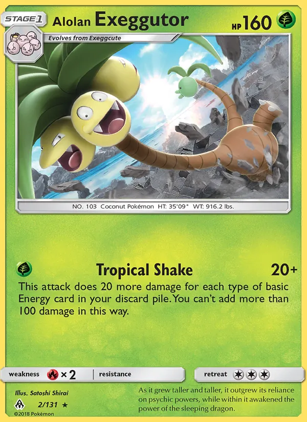 2 Alolan Exeggutor – Forbidden Light