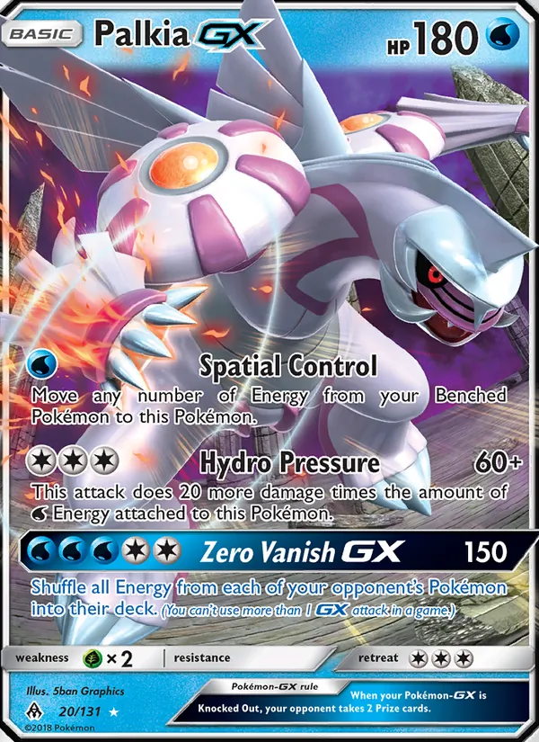 20 Palkia GX – Forbidden Light