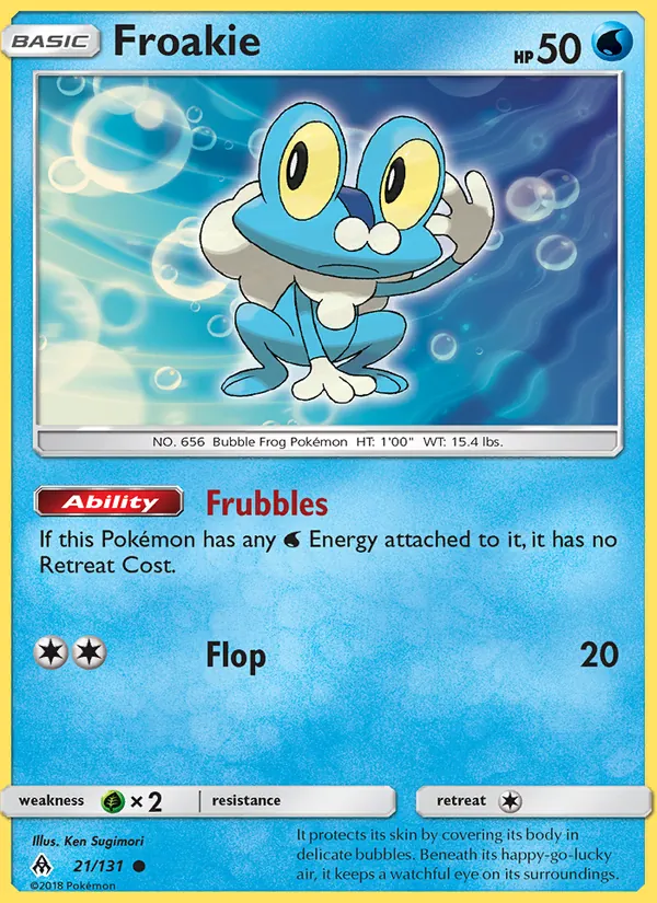 21 Froakie – Forbidden Light