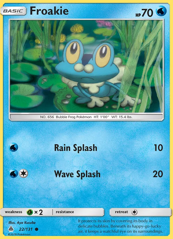 22 Froakie – Forbidden Light