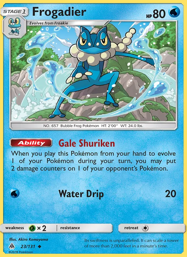 23 Frogadier – Forbidden Light