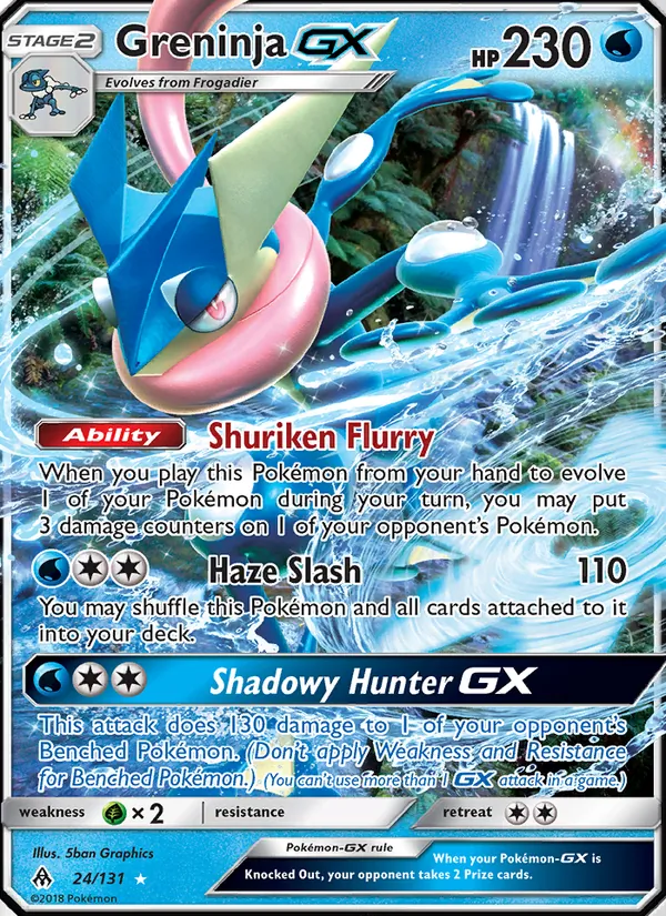 24 Greninja GX – Forbidden Light