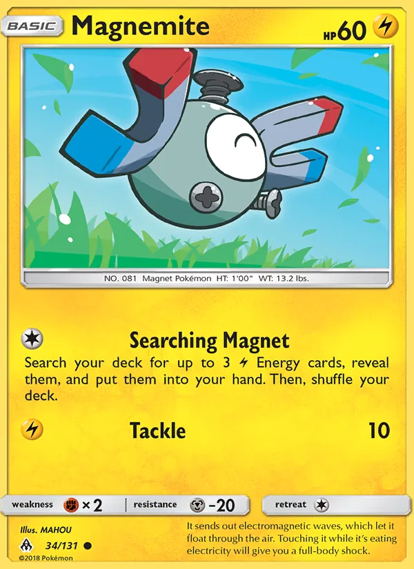 34 Magnemite – Forbidden Light