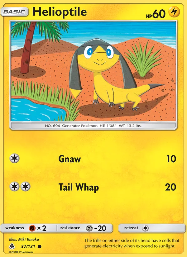 37 Helioptile – Forbidden Light
