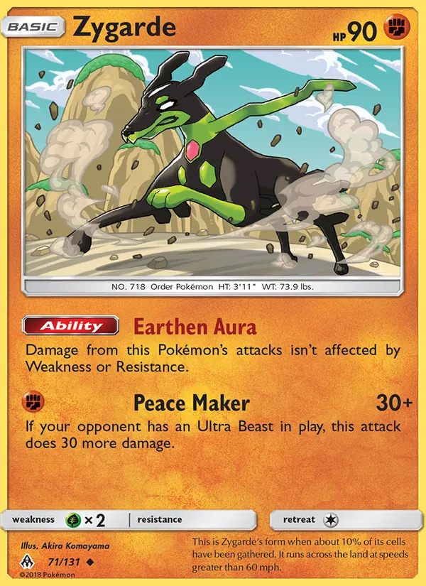 71 Zygarde – Forbidden Light