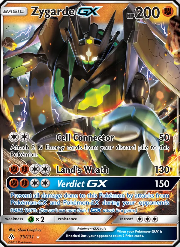 73 Zygarde GX – Forbidden Light